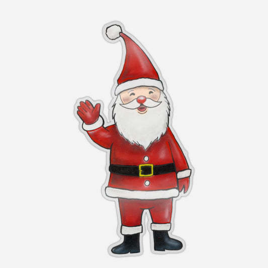 Santa Festive Window Sticker